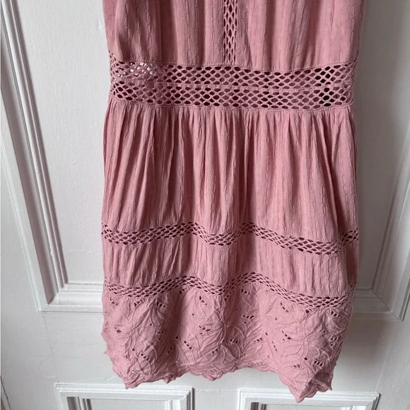 Abercrombie&Fitch x Teenvogue/Coachella Inspired Tiered Embroidered Lace Small - Picture 3 of 14